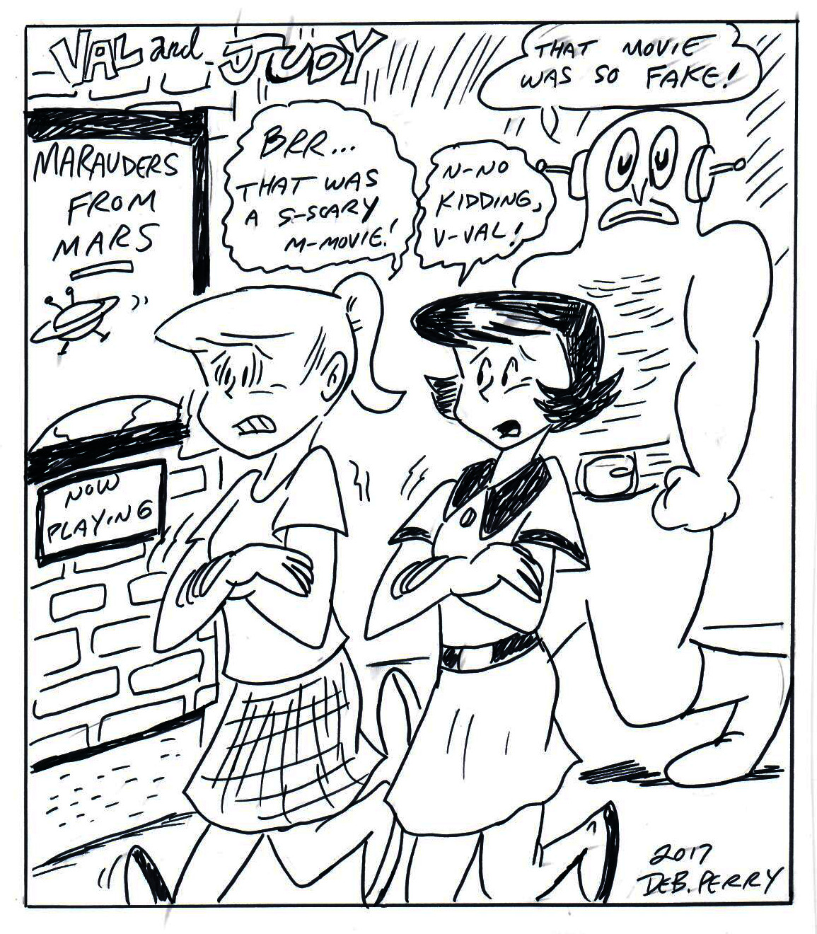 More filler from All-New Popular Comics #2.  Val and Judy were characters created by John Stanley for the Dell Comic 